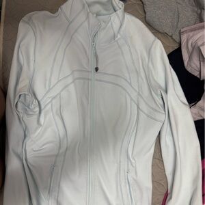 Light Blue Women's Zip-Up Jacket